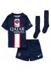 Paris Saint-Germain Lionel Messi #30 Babytruitje Thuis tenue Kind 2022-23 Korte Mouw (+ Korte broeken)